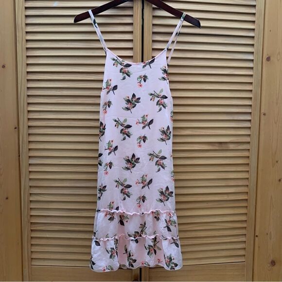 Abercrombie & Fitch Pink Floral Dress Medium - Picture 1 of 7